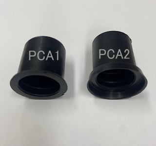 ボルト余長+六角ナット用型番：PCA1・PCA2　ナットカバーハードタイプ