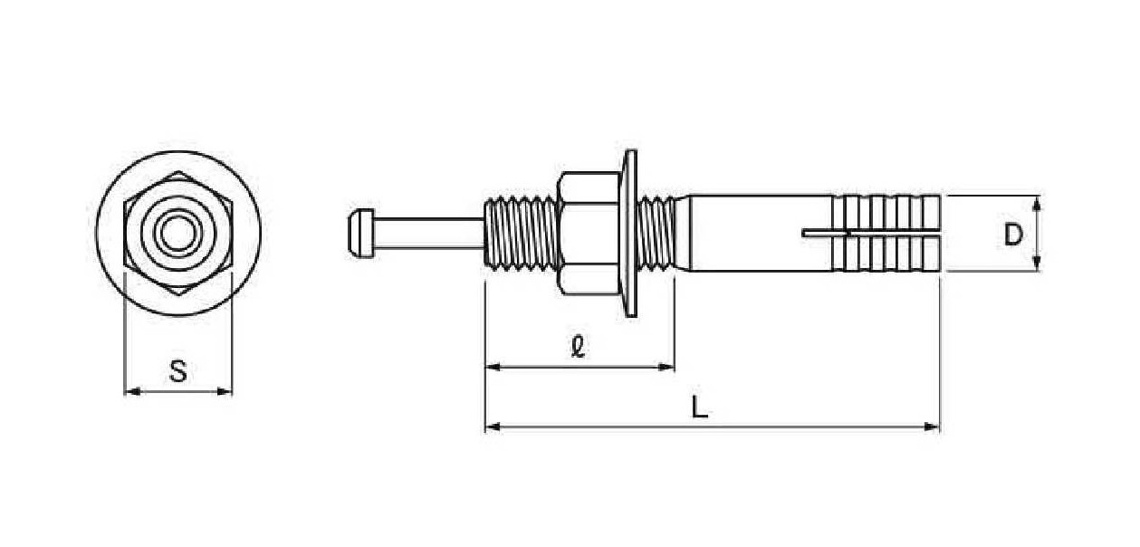 サンビックアンカー（ＮＳＬサンビックアンカー  NSL-1020 標準(または鉄) 三価ホワイト - 4