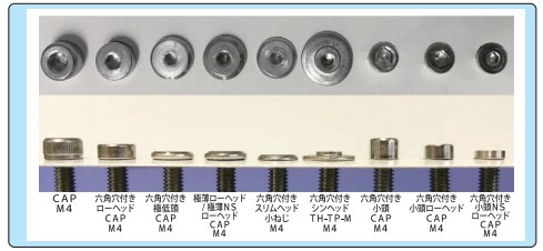 スリムヘッドシリーズ 六角穴付ボルト（CAP) | 富田螺子株式会社