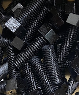 FRP　VE絶縁六角ボルトM8-25　特注製作