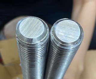 両ネジボルト・片ネジボルトの特注製作事例平先加工　C2.5
