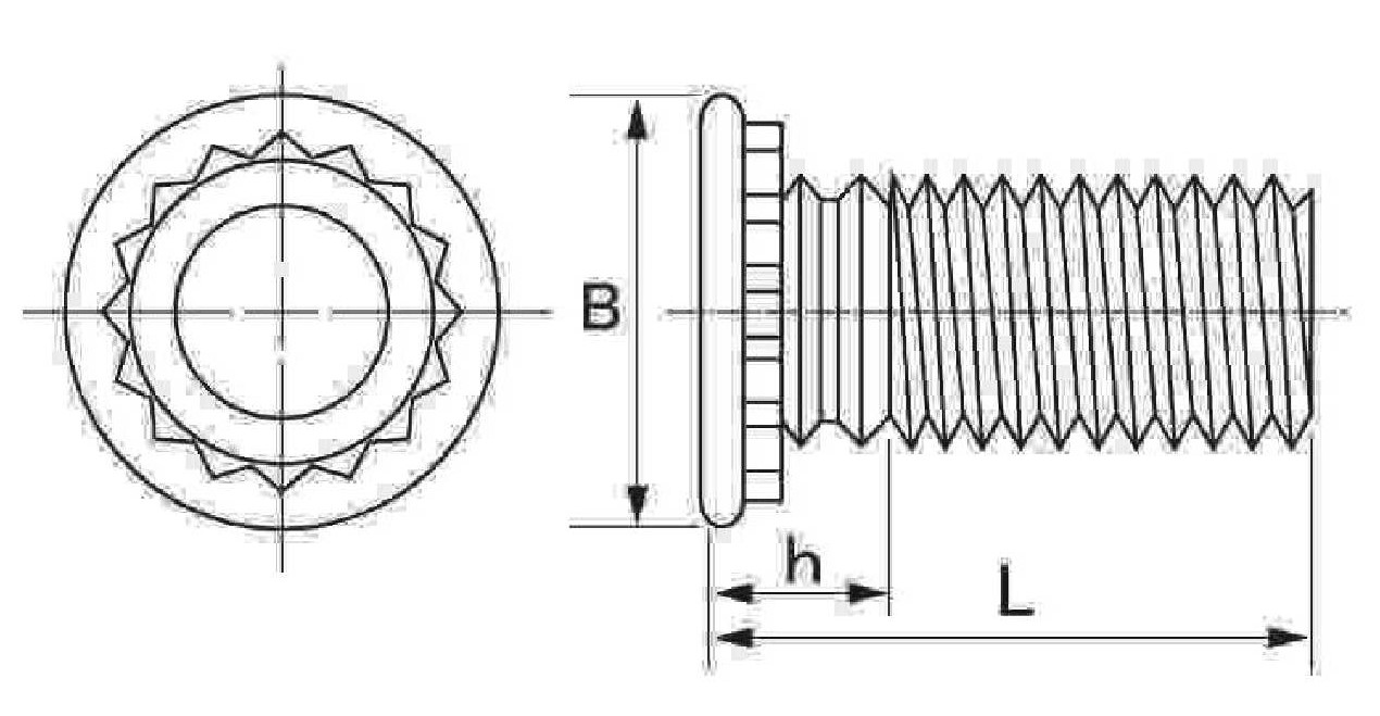 セルファスナー類【SEL FASTENERS】図面＆型番表 | 富田螺子株式会社